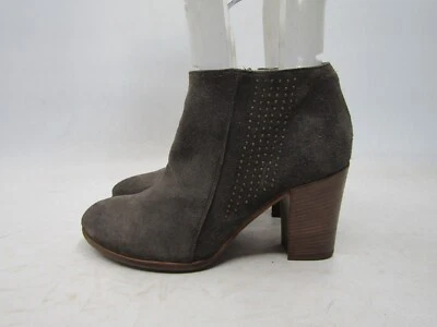 Alberto Fermani Mujer Talla 38 EUR Marrón Gamuza Cremallera Tobillo Moda Botas Botín Foto 1 de 4