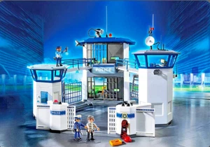 Bundle PM2402B Playmobil Set Polizeistation 6872 Zubehör Alarmanlage Kommando XL - Bild 1 von 5