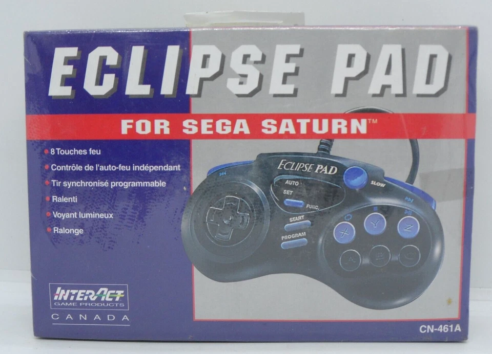 Eclipse Pad ~ (Sega Saturn Controller) Sealed NEW CN-461A InterAct Game Products - Image 1 of 2