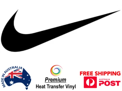 NIKE LOGO IRON ON TRANSFER VINYL DECAL MANY COLOURS TO CHOOSE FROM HTV - image 1 of 4