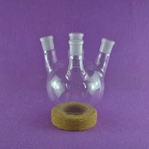 Laboratory Four Necks Glass Round Bottom Flask 1000mL 24/29 - Picture 1 of 1