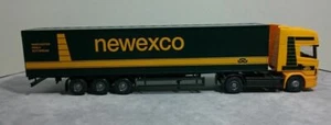 Wiking H0 537 02 Scania 144 sillín lona de cortina "newexco" NUEVO & EMBALAJE ORIGINAL - Imagen 1 de 5