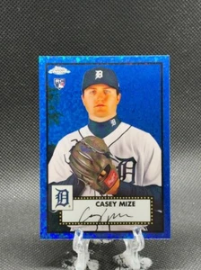 Topps 2021 cromo platino Casey tamaño azul brillo paralelo SP RC/199 Tigers - Imagen 1 de 2