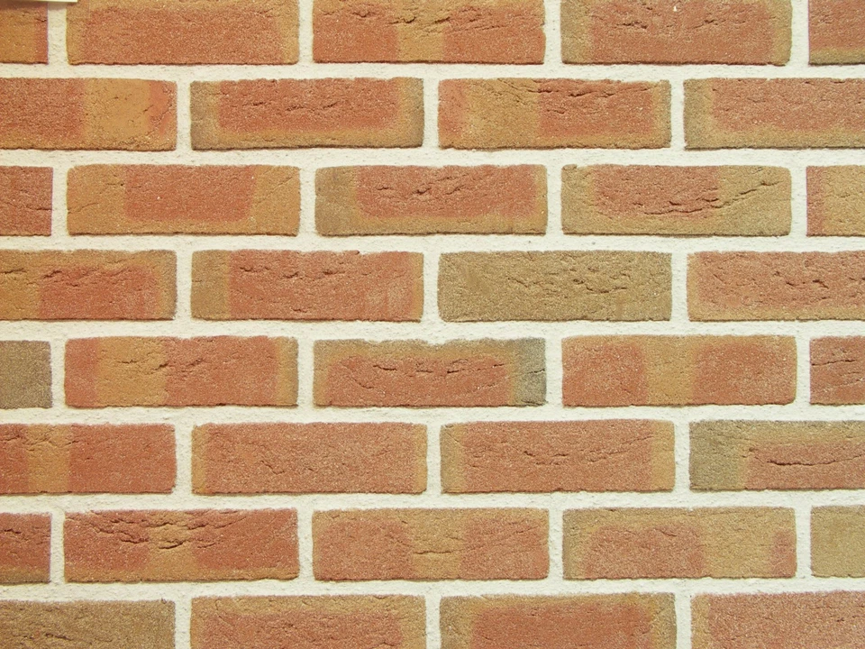 Handform-Klinker-Riemchen WDF rot-bunt Fassadenkleberiemchen - Bild 1 von 1