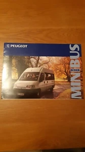 PEUGEOT BOXER MINIBUS (12 & 15 SEATER) BROCHURE 1994 1995. EXCELLENT CONDITION - Picture 1 of 1