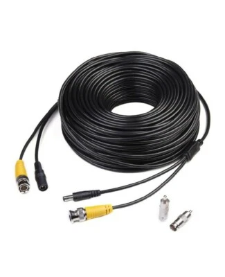 150' Video Power Ext Cable Security Surveillance Cam System W/BNC to RCA Adapter - Image 1 of 4
