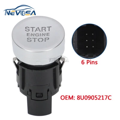 Engine Ignition Start-stop Switch Button For Audi Q2 2017-2023 Q3 8U0905217C  - Image 1 of 4