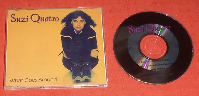 SUZI QUATRO 3 TRACK CD MAXI-SINGLE - WHAT GOES AROUND - 1995 EU ISSUE - image 1 of 2