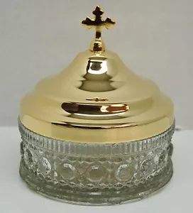 Großer Kristallglas vergoldete Waschbecher Kirchenaltar - 12a - Kelch Co. - Bild 1 von 4