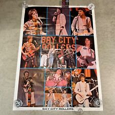 VINTAGE 1977 BAY CITY ROLLERS Huge Subway Poster 42x58" One Stop