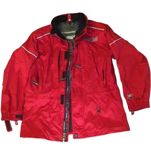 Spyder Ski Jacket Womens 8 XT Insulated Waterproof 5000mm Red Full Zip - Picture 1 of 11