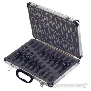 Jobber HSS-R Tempered Steel Silverline Insert Bit Kit for 170pcs Drill - Picture 1 of 1