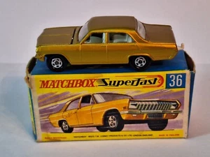 matchbox superfast model 36 "opel diplomat" with Box - Picture 1 of 15