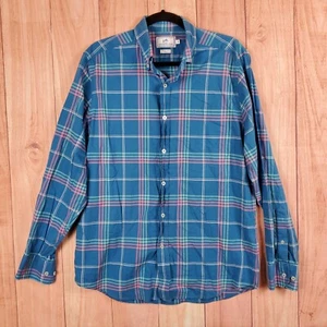 Southern Tide Mens Button Up Long Sleeve Shirt Sz M Medium Trim Fit - Picture 1 of 8