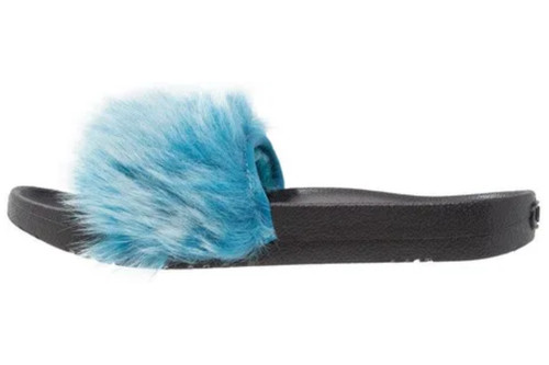 Infradito da donna UGG Royale con pelliccia blu 39