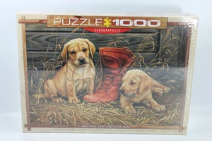 Eurographics 1000 Piece Puzzle Something Old, Something New Puppies Dogs - Picture 1 of 4