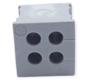 2 Stück Icotek 39908 Kt 4/ø5 Kabeltülle klein, grau