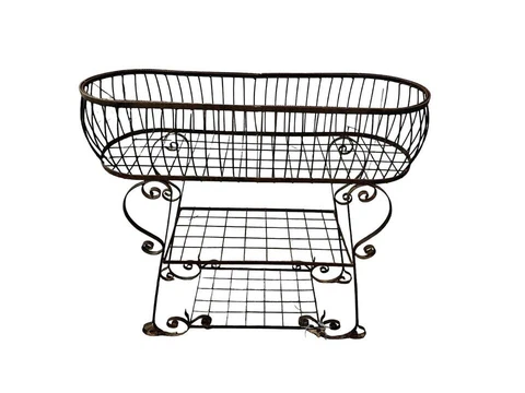 Vintage Iron Wire & Wrought Iron Victorian Style Garden Garden Planter Cover