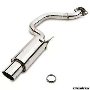 STAINLESS EXHAUST REAR SILENCER BACK BOX FOR TOYOTA CELICA 190 140 BHP GTS VVT - Picture 1 of 12