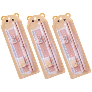 3 Set Pencil Set Lovely Study Stationery Pencil Set Kids Gifts Smooth Writing - Picture 1 of 15