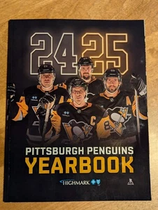 2024-25 Pittsburgh Penguins Team Yearbook Hockey SGA 3/2 Crosby Malkin Letang  - Picture 1 of 8