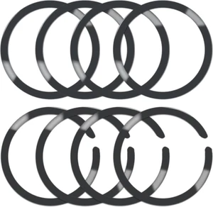 8 Pcs Universal Metal Ring Sticker Compatible Magsafe Magnetic Wireless Charging - Picture 1 of 12