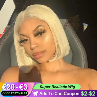 Peluca de encaje sintético Peluca corta Rubia Rosa Rojo Limón Encaje Pelo corto 10-13 pulgadas Foto 1 de 4