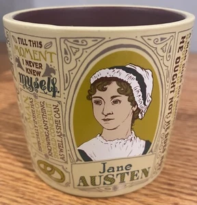 Jane Austen Coffee Mug Unemployed Philosophers Guild Literature Quotes 12oz - Picture 1 of 13