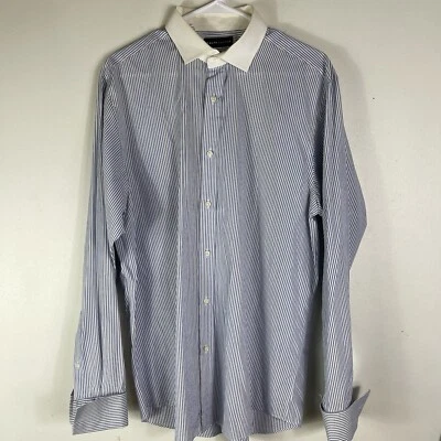 Vtg RALPH LAUREN Black Label Mens 16 1/2 Long Sleeve Button French Cuff Italy - Image 1 of 4