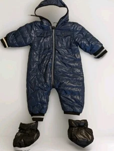 Urban Republic UNISEX Schneeanzug mit Kapuze Puffer 18 Monate, blau UVP 95 $ NEU - Bild 1 von 9