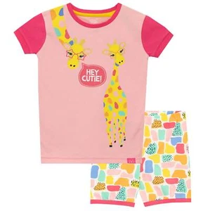 Bebé Niñas Pijama Corto Pijama 18 24 Meses 2-6 Años Ajuste Acurrucado Jirafa Regalo - Imagen 1 de 8
