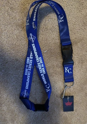 Kansas City Royals 2X World Series Champions Lanyard MLB Cover
