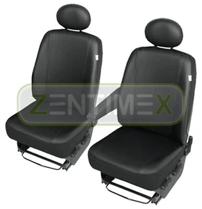 Sitzbezüge Schonbezüge SET QE für Mercedes Sprinter Kunstleder schwarz - Bild 1 von 3