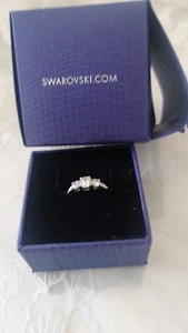 anello donna swarovski trilogy mai usato, misura 15,3 - Foto 1 di 2