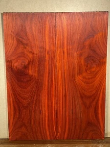 Juego superior de guitarra Padauk, libro de madera tonal africano Luthier parte superior trasera de guitarra a juego - Imagen 1 de 5