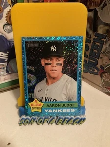 Topps Heritage Blue Speckle All-Star Aaron Judge 2025 - Imagen 1 de 2