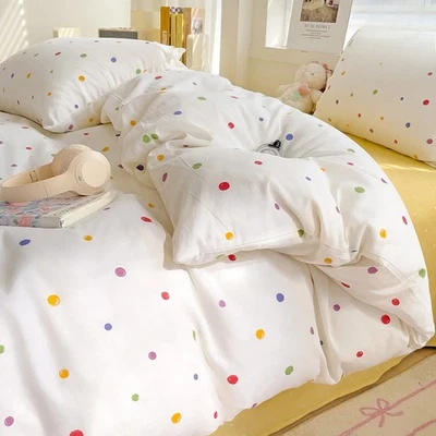 3PCS Cartoon Print Bedding Set Duvet Cover Pillowcases NO Sheet Bedclothes - Image 1 of 4