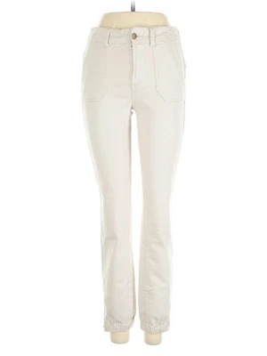 Pantalones informales Boston Proper para mujer marfil 4 Foto 1 de 2