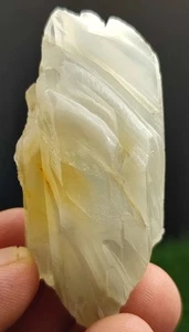 42g Beautiful Amphibole Aka Bone-Quartz Crystal Having Step Formation # Skardu  - Picture 1 of 6