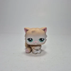 LPS Littlest Pet Shop #129 Persian Cat Green Eyes Authentic - Bild 1 von 6
