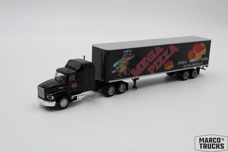 Herpa Mack CH600 Caja Semirremolque "Mega Pizza" 1:87/H22835 Foto 1 de 1