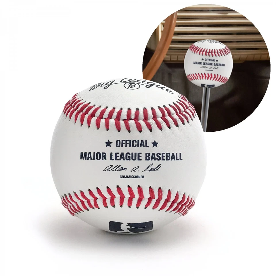 Perilla de cambio de engranaje de transmisión de béisbol oficial de las Grandes Ligas con inserto M10 x1,50 Foto 1 de 4