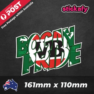 Bogan Pride VB Vinyl Sticker for Laptop Car Decal Boat Aussie Funny - Picture 1 of 5