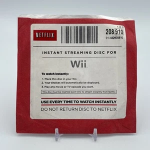 Netflix Instant Streaming Disc (Nintendo Wii) Disc with Sleeve - Picture 1 of 2