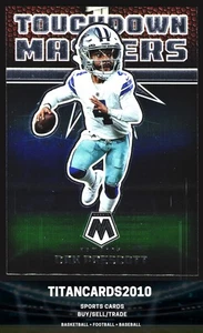 Dak Prescott 2022 Panini Mosaic Touchdown Masters Dallas Cowboys #TD-7 - Foto 1 di 2