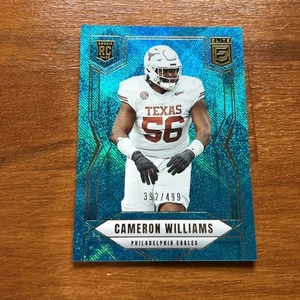 2025 Donruss Elite Cameron Williams /499 RC Eagles - Picture 1 of 2