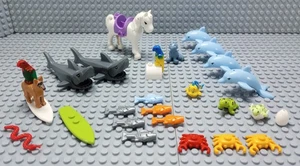 LEGO - Animals - Shark - Dog - Fish - Seal - Turtle - Crab - Parrot - Ships Fast - Picture 1 of 10