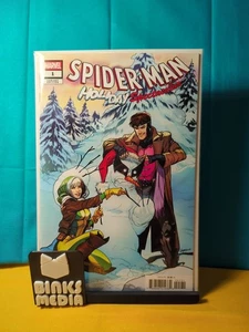 Spider-Man: Holiday Spectacular #1 variante de Ema Lupacchino Marvel Comics 2025 - Imagen 1 de 5