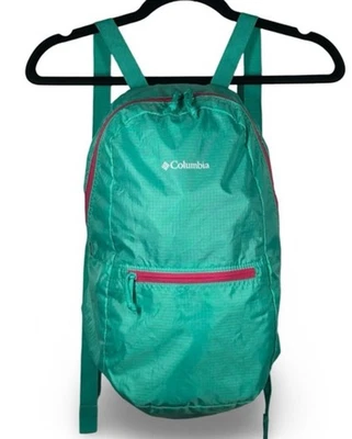 Mochila Columbia empacotável leve trilha ao ar livre Gorp QQ verde - Imagem 1 de 2