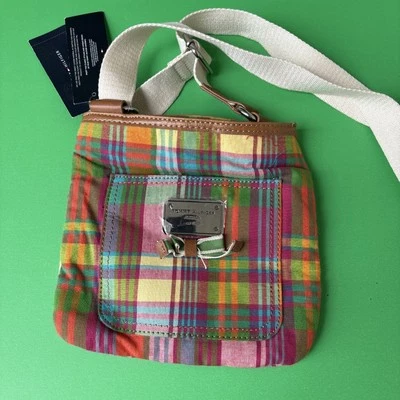 Tommy Hilfiger Handbag Plaid Cross-Body Bag Brand New with Tags - Image 1 of 4